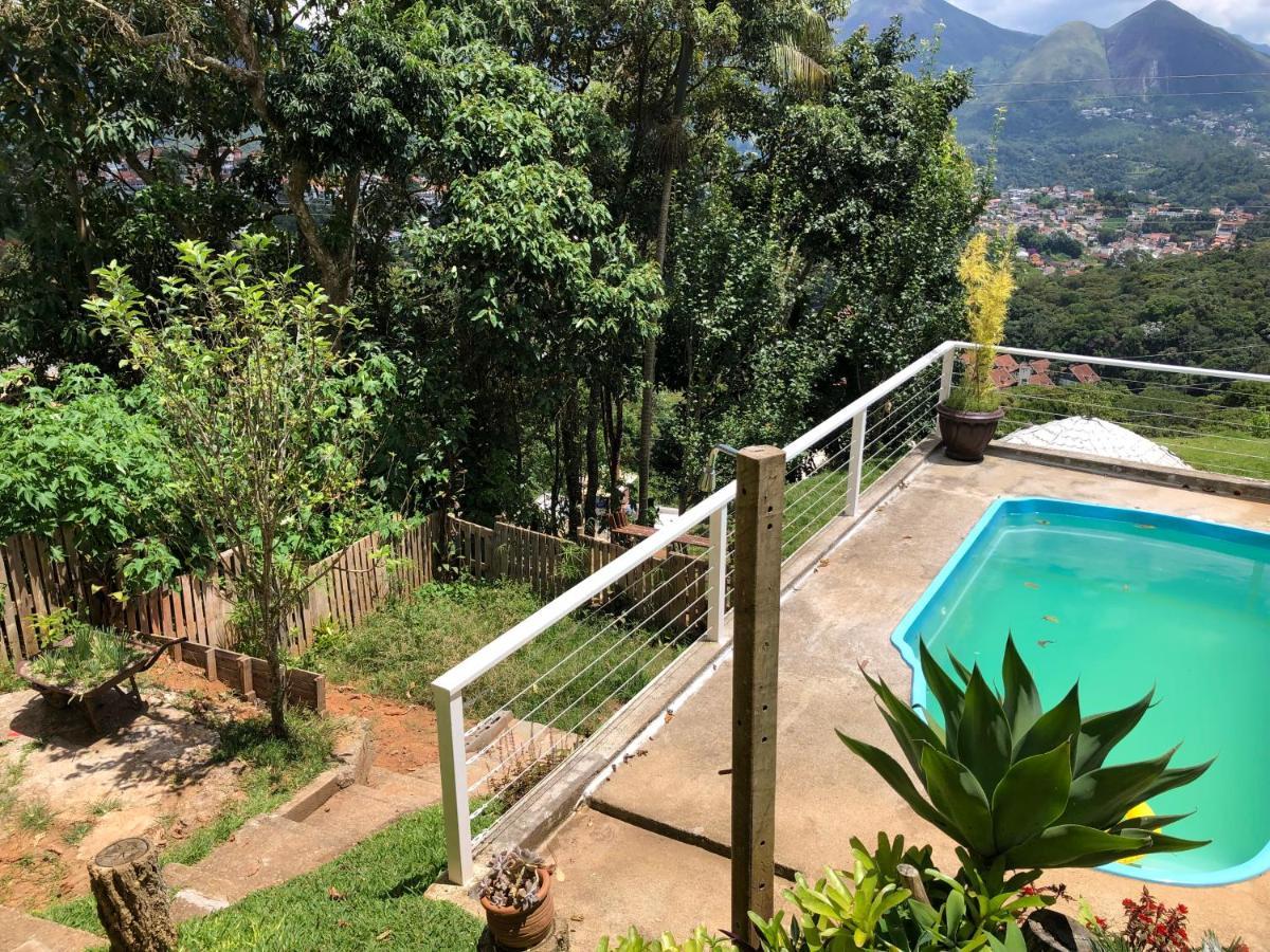 Вилла Casa Aconchegante Com Linda Vista A 5 Min Do Centro Нова-Фрибургу Экстерьер фото