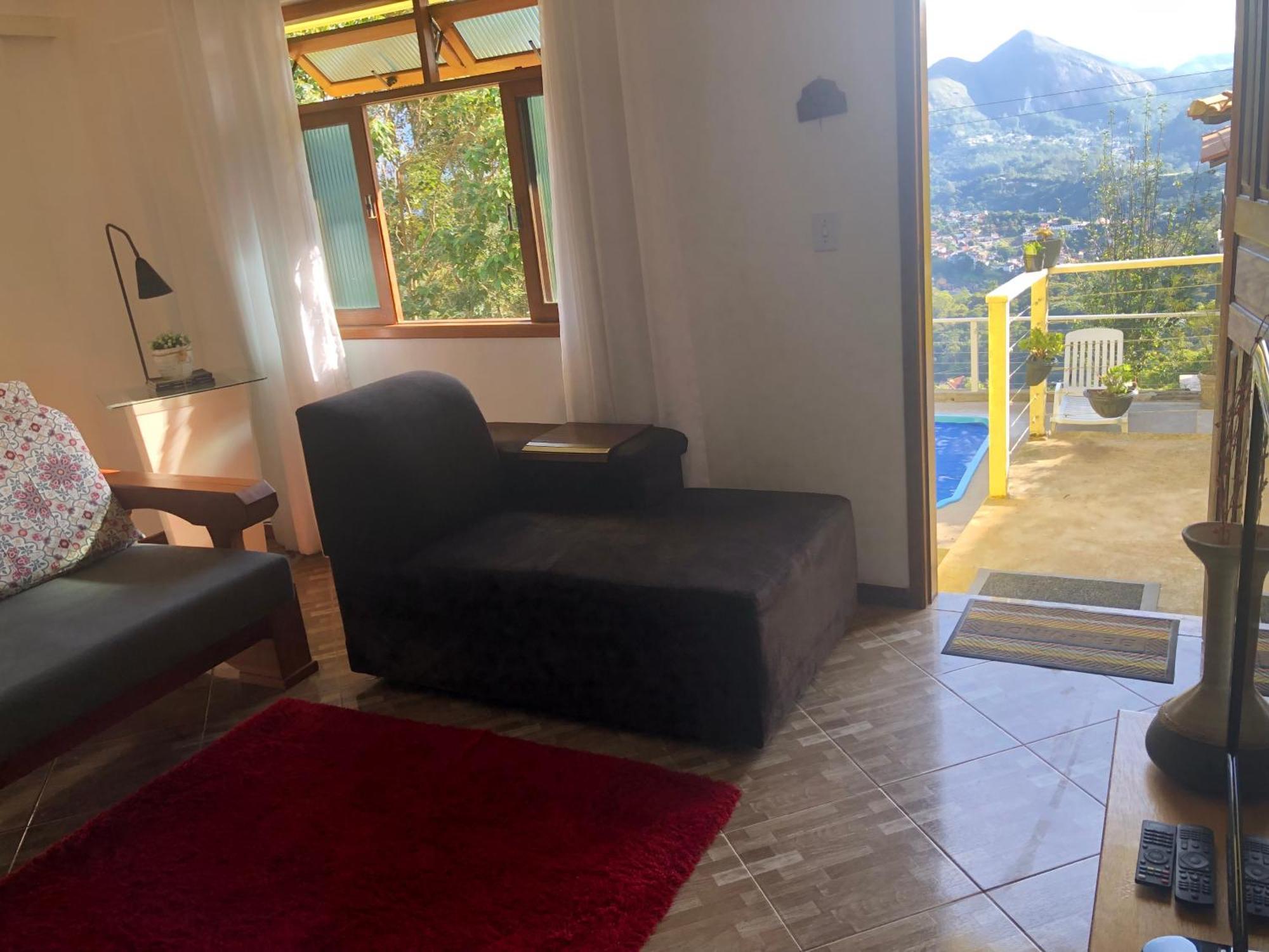 Вилла Casa Aconchegante Com Linda Vista A 5 Min Do Centro Нова-Фрибургу Экстерьер фото